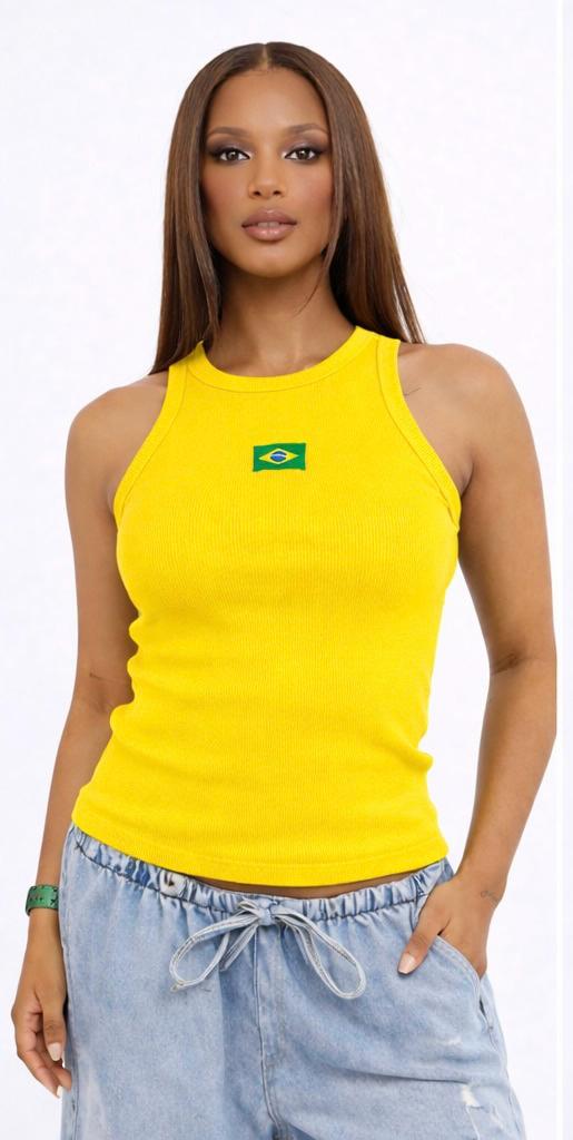 Kit 4 regatas Alma Brasil (Promoção)