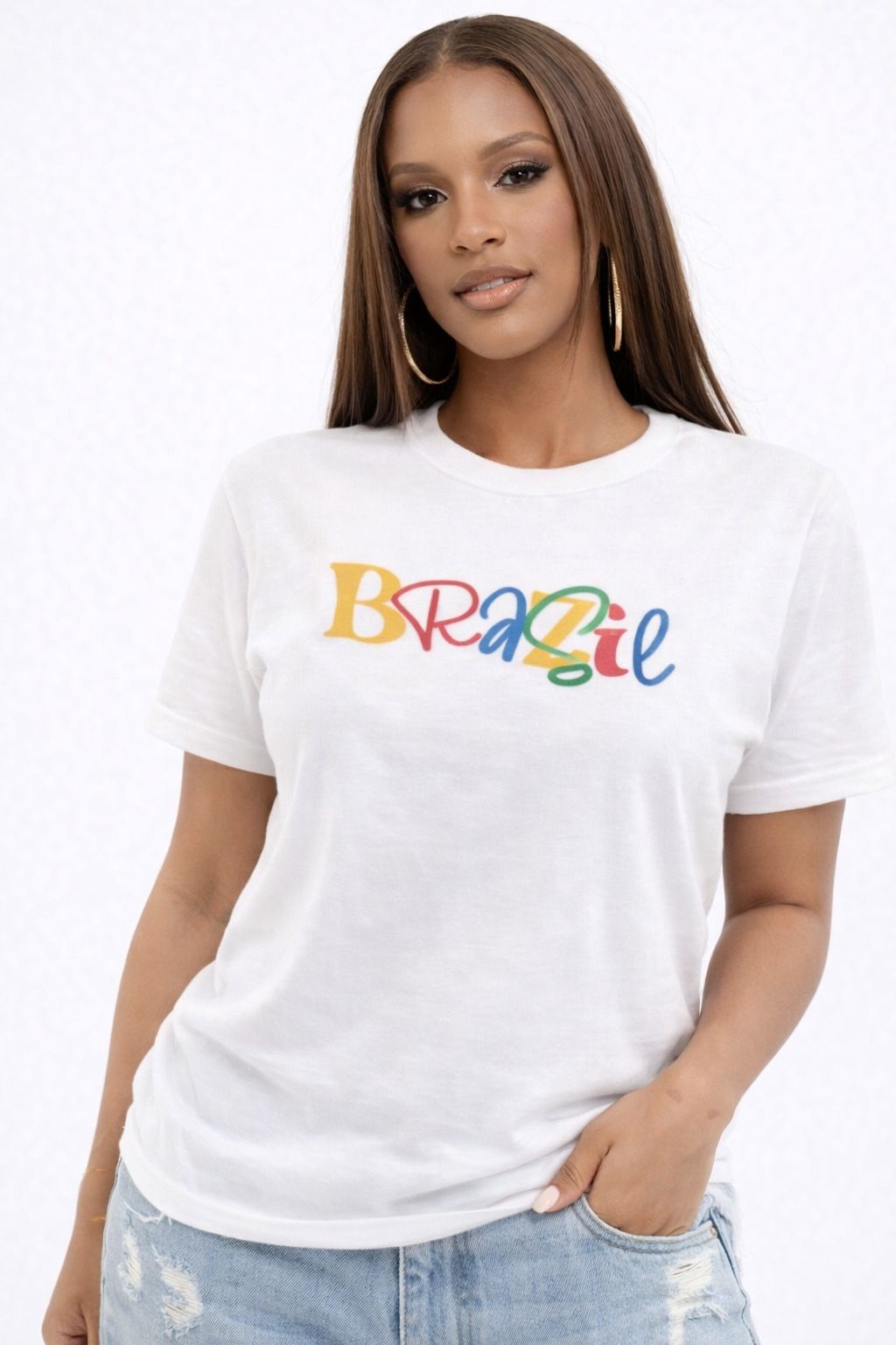 Blusa Brasil Cores